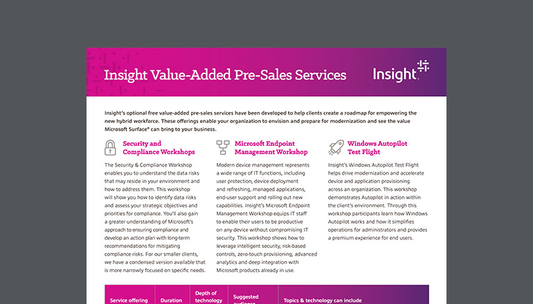 Article Insight Value-Added Pre-Sales Services Image