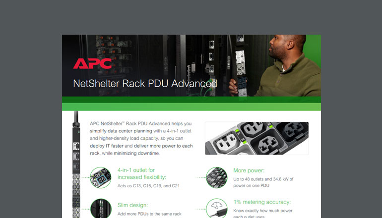 Article Introducing APC’s Newest Advanced Rack PDU Image