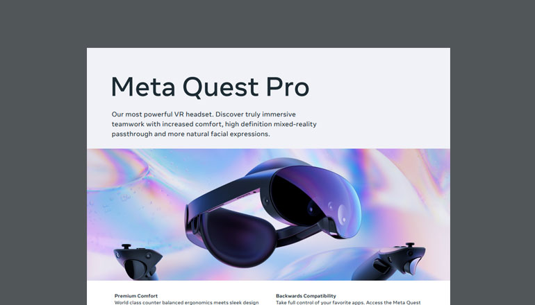 Article Introducing the Meta Quest Pro  Image