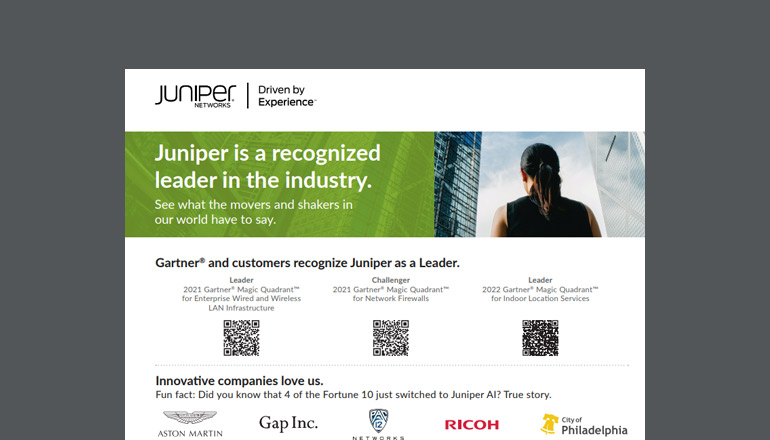 Article Juniper Is a Recognized Leader in the Industry  Image