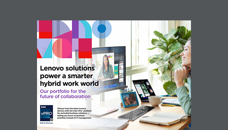 Article Lenovo Solutions Power a Smarter Hybrid Work World Image