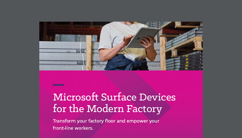 Article Microsoft Surface Devices for the Modern Factory Image