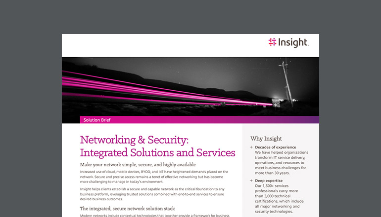 Article Networking & Security: Integrated Solutions and Services Image