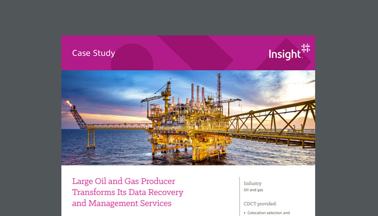 Article Oil and Gas Producer Transforms Data Recovery and Management  Image