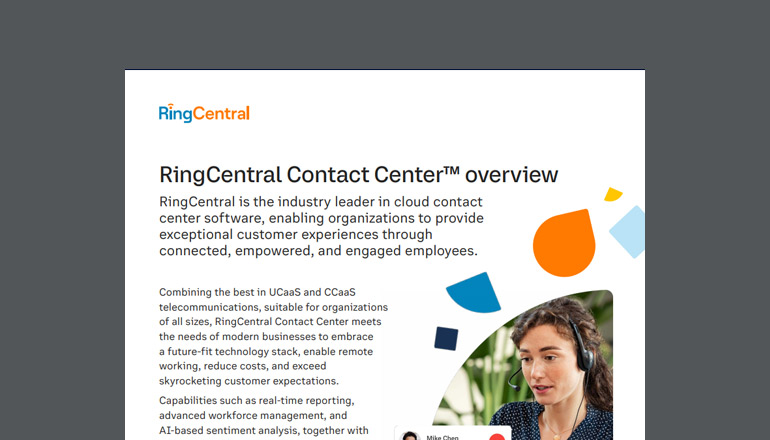 Article RingCentral Contact Center Overview  Image