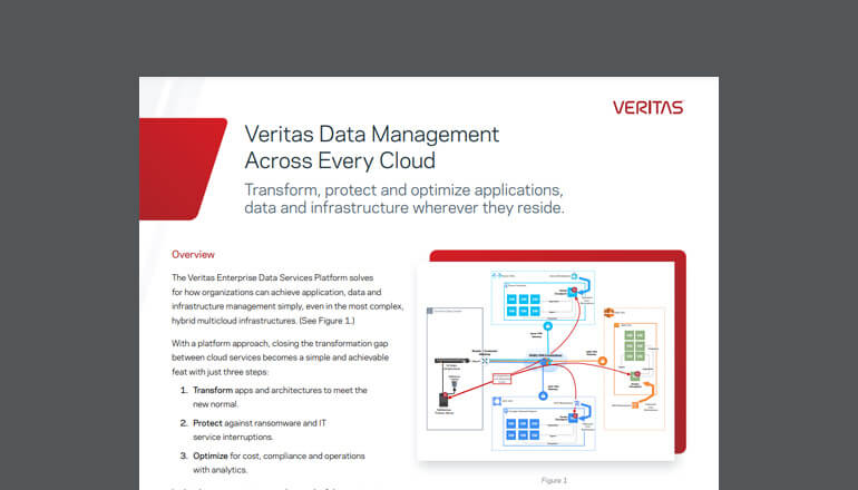 Article Veritas Data Management Across Every Cloud Image