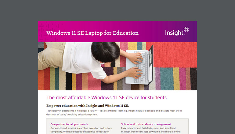 Article Windows 11 SE Laptop for Education | K–12 Classroom Technology  Image
