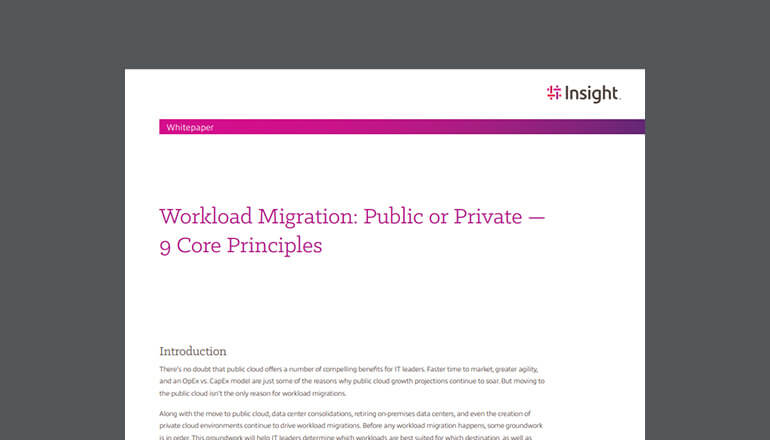 Article Workload Migration: Public or Private – 9 Core Principles Image