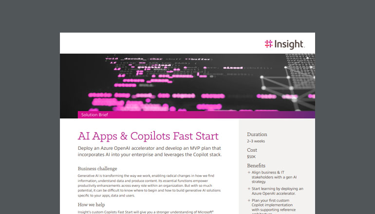 Article AI Apps & Copilots Fast Start Image