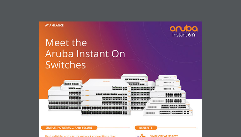 Article Meet the Aruba Instant On Switches  Image