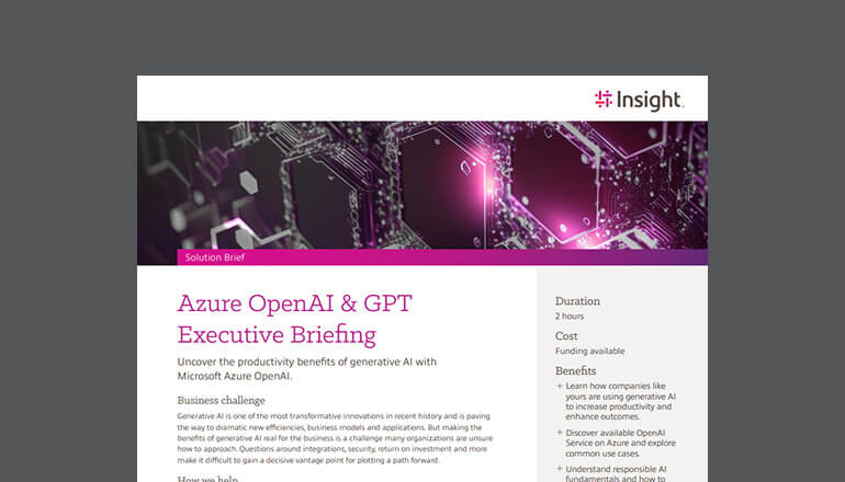 Article Azure OpenAI & GPT Executive Briefing Image
