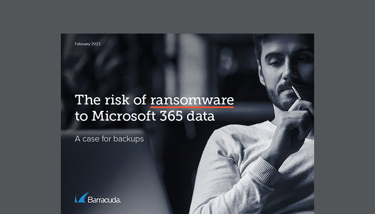 Article The Risk of Ransomware to Microsoft 365 Data  Image