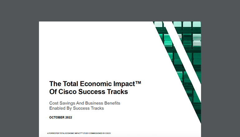 Article Forrester: The Total Economic Impact of Cisco Success Tracks  Image