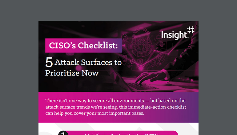 Article CISO’s Checklist | 5 Attack Surfaces to Prioritise Now  Image