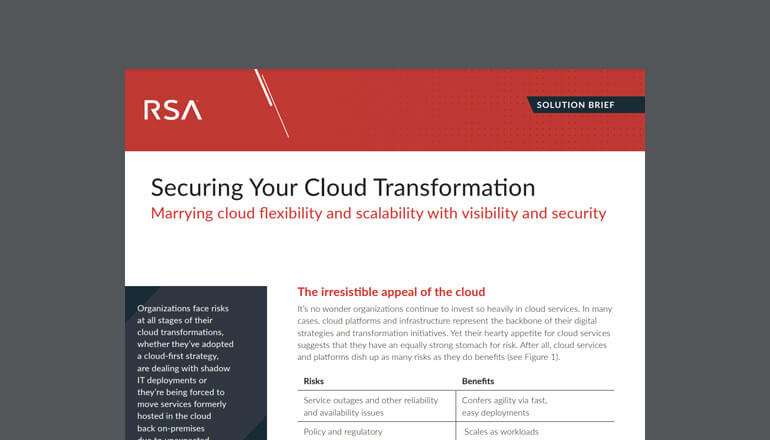 Article Securing Your Cloud Transformation Image