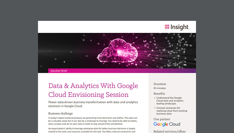 Article Data & Analytics With Google Cloud Envisioning Session Image