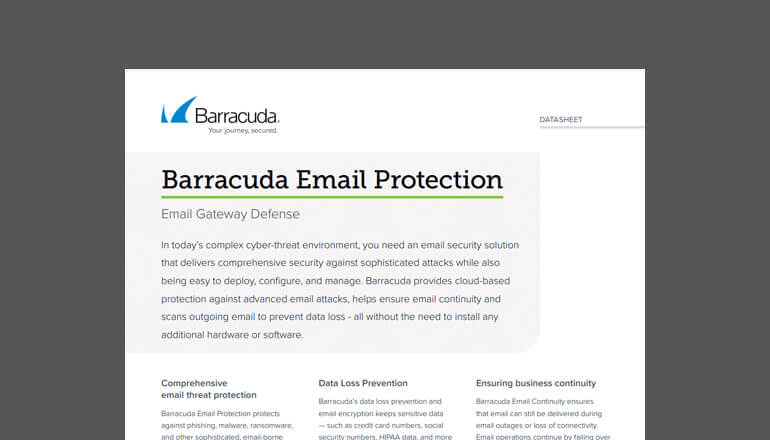 Article Barracuda Email Protection Email Gateway Defense Image