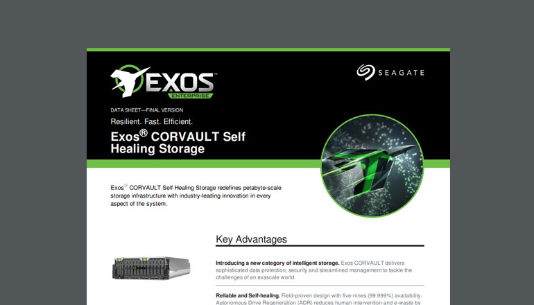 Article Exos CORVAULT Self-Healing Storage Image