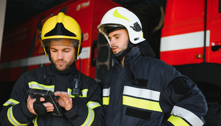 Article Fire Department Cuts Emergency Response Times in Half With Real-Time Data Image