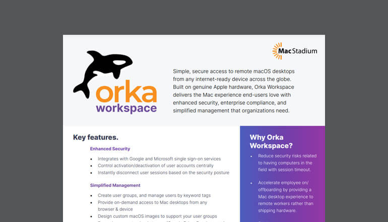 Article Orka Workspace Image