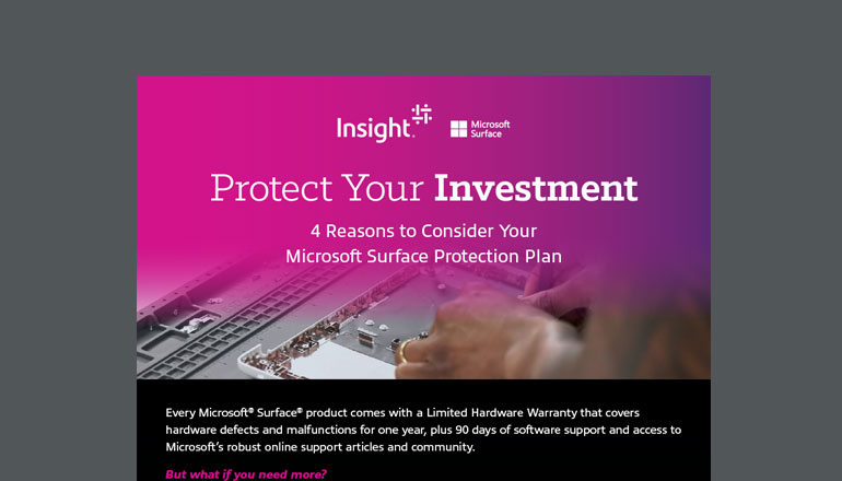 Article Protect Your Investment: 4 Reasons to Consider Your Microsoft Surface Protection Plan Image
