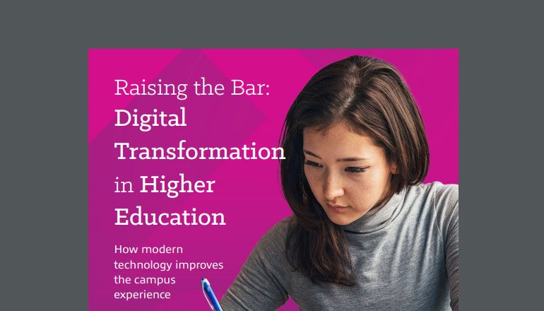 Article Raising the Bar: Digital Transformation in Higher Education  Image