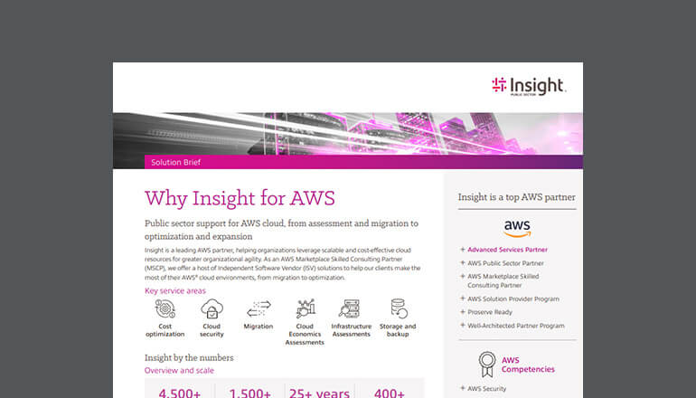 Article Why Insight for AWS (Public Sector) Image