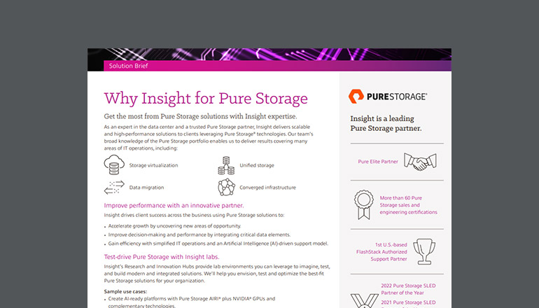Article Why Insight for Pure Storage Image