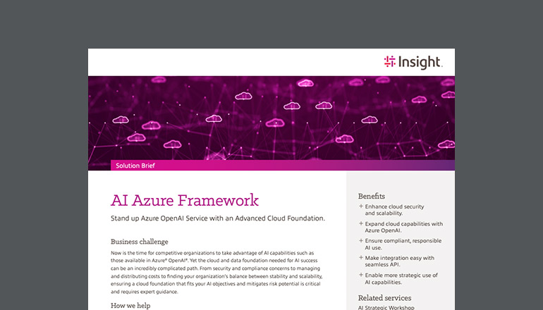 Article AI Azure Framework  Image