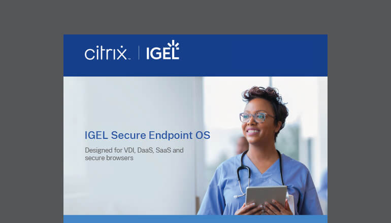 Article IGEL Secure Endpoint OS with Citrix Image