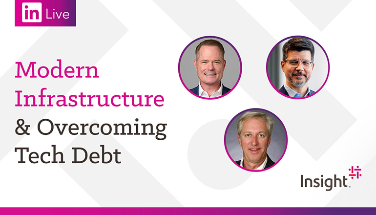 Article LinkedIn Live: Modern Infrastructure & Overcoming Tech Debt  Image