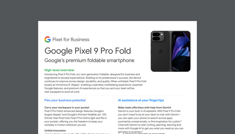 Article Google Pixel 9 Pro Fold Image