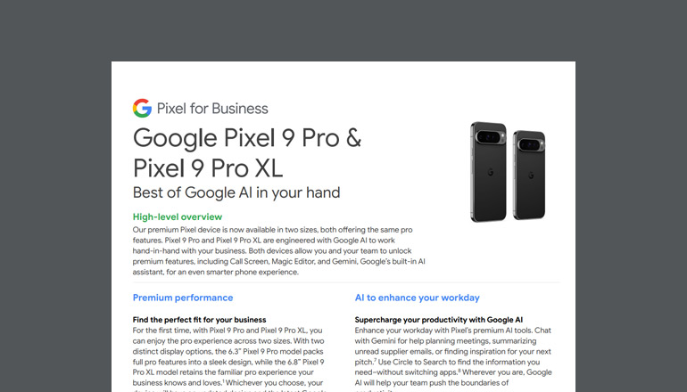 Article Google Pixel 9 Pro & Pixel 9 Pro XL Image