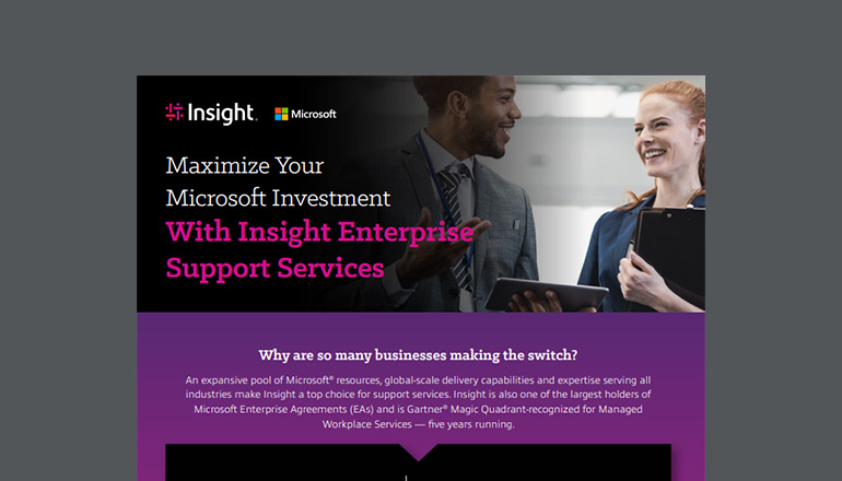 Article Maximize Your Microsoft Investment With Insight Enterprise Support Services Image