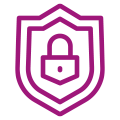 Security lock prevention icon