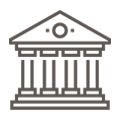 Federal building icon graphic