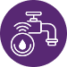 Water maintenance icon