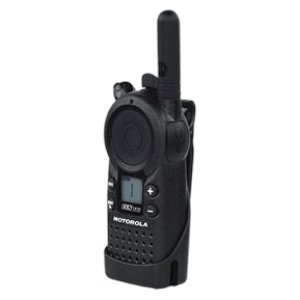 Front facing image of 2-way radios and accessories