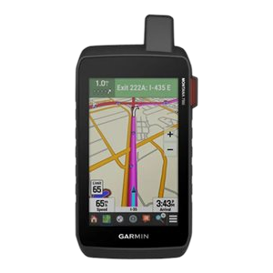 Front facing image of a GPS devices and accessories