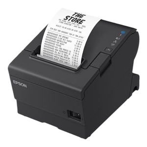 Front facing image of a Receipt printers