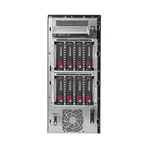 Back facing image of Tower Servers