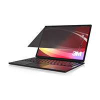 3M laptop with screen cover on display