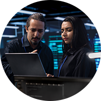 Professionals collaborating 