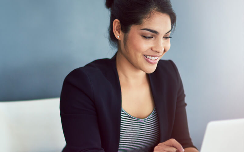 Person using laptop