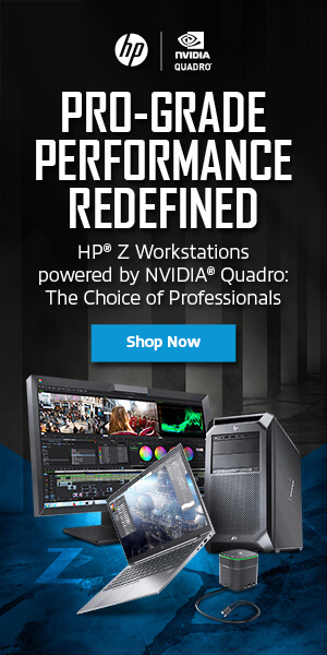 Ad: HP NVIDIA graphics quadro for professionals. Learn more