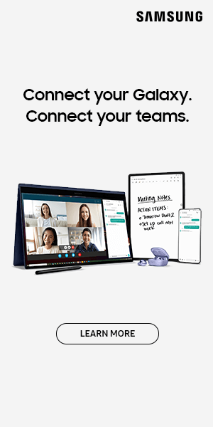 Ad: Samsung | Galaxy Book2, Connect your teams