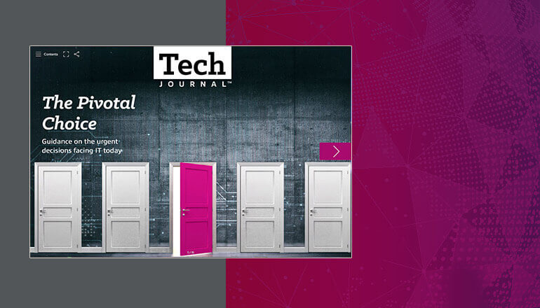 Article Issue 5 Tech Journal magazine: The Pivotal Choice Image