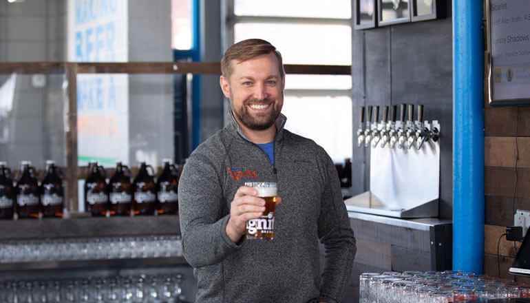 Article CXO Corner: Michael Chisnell, Co-Owner of Ignite Brewing Co. – Crafting a Way Through COVID-19 Image