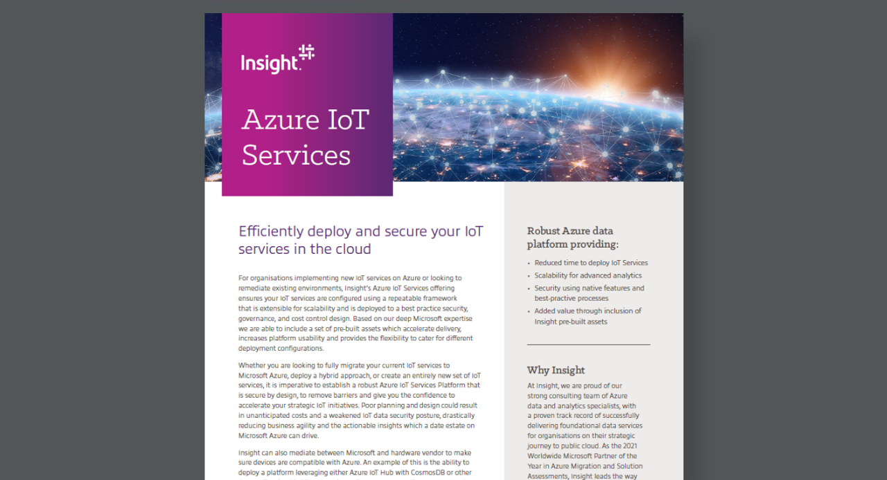 Azure IoT Services