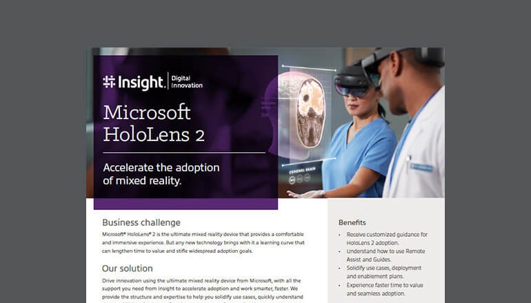 Microsoft HoloLens 2: Accelerate the adoption of mixed reality thumbnail